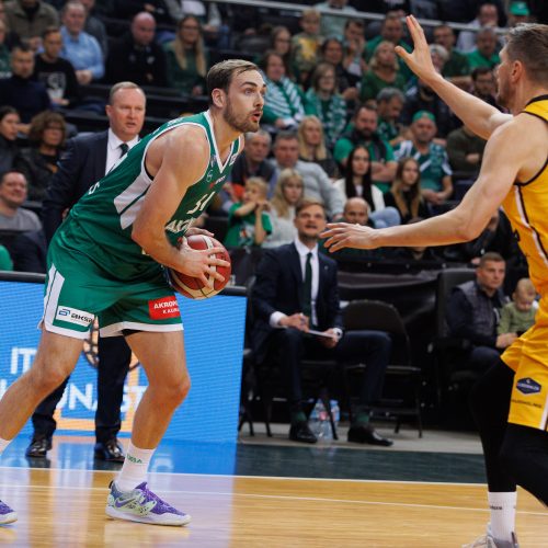 LKL: „Žalgiris“ sutriuškino „Šiaulius“  © E. Ovčarenko / BNS nuotr.