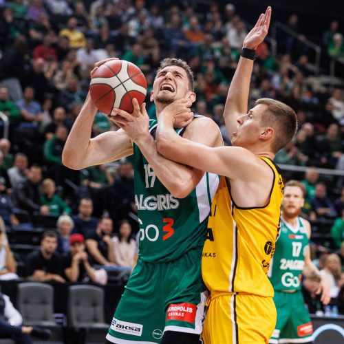 LKL: „Žalgiris“ sutriuškino „Šiaulius“  © E. Ovčarenko / BNS nuotr.