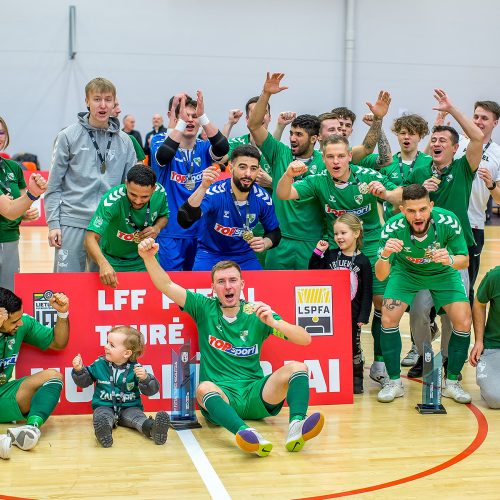 Lietuvos futsalo taurės finalas: „K. Žalgiris“ – „Saulės kraštas“ 4:0  © E. Šemioto nuotr.