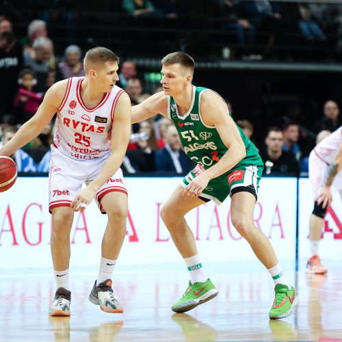  LKL lyderių akistata: „Žalgiris“ – „Rytas“  © T. Biliūno / BNS nuotr.