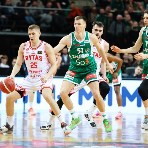  LKL lyderių akistata: „Žalgiris“ – „Rytas“  © T. Biliūno / BNS nuotr.