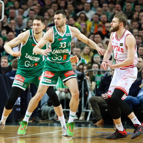  LKL lyderių akistata: „Žalgiris“ – „Rytas“  © T. Biliūno / BNS nuotr.