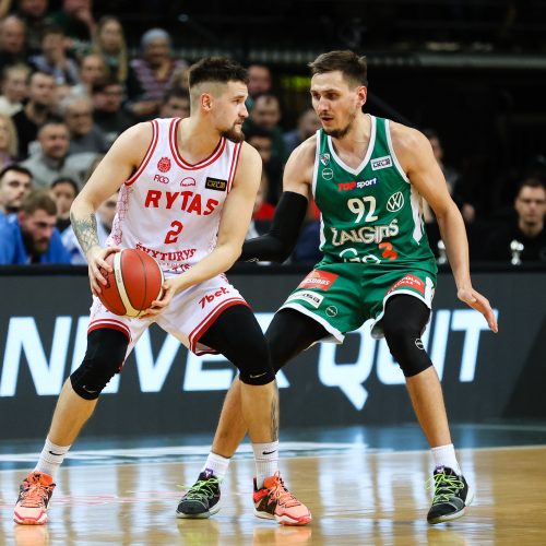  LKL lyderių akistata: „Žalgiris“ – „Rytas“  © T. Biliūno / BNS nuotr.