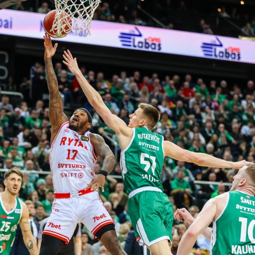  LKL lyderių akistata: „Žalgiris“ – „Rytas“  © T. Biliūno / BNS nuotr.