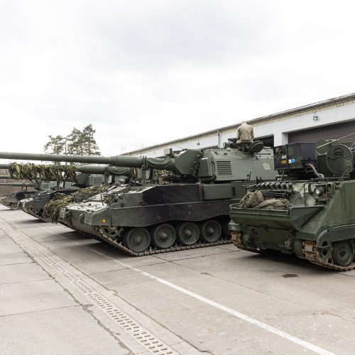 Krašto apsaugos ministerija pristatė Lietuvoje vystomus karinės infrastruktūros objektus  © P. Peleckio / BNS nuotr.