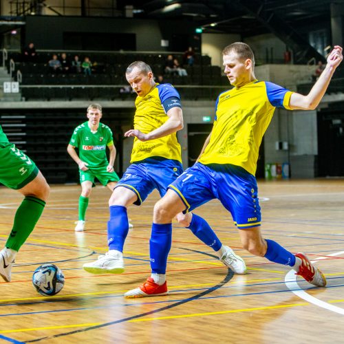 Futsalo A lyga. „K. Žalgiris“ – „Kėdainiai United“ 3:2  © Evaldo Šemioto nuotr.