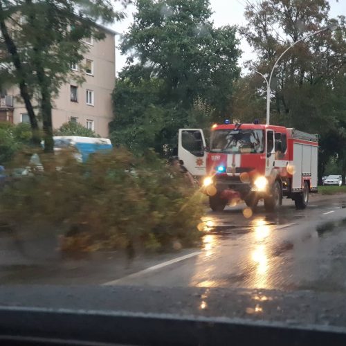 Kauną nuplovė smarkus lietus  © Aliaus Koroliovo, Eitvydo Kinaičio, skaitytojų, 