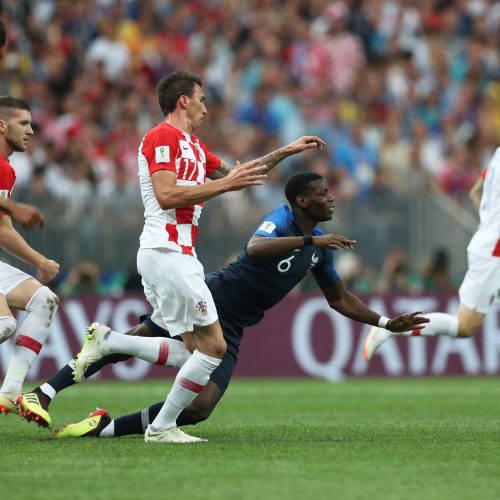 Pasaulio futbolo čempionato finalas: Prancūzija – Kroatija  © Scanpix nuotr.