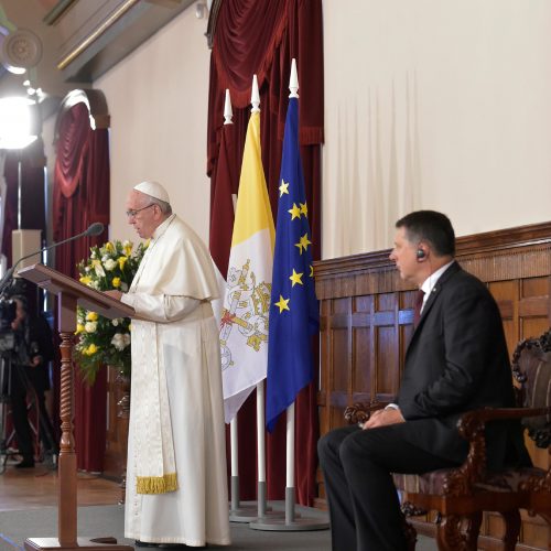 Popiežiaus vizitas Latvijoje  © Scanpix nuotr.