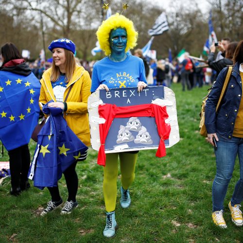 Masinė demonstracija prieš „Brexit“  © Scanpix nuotr.