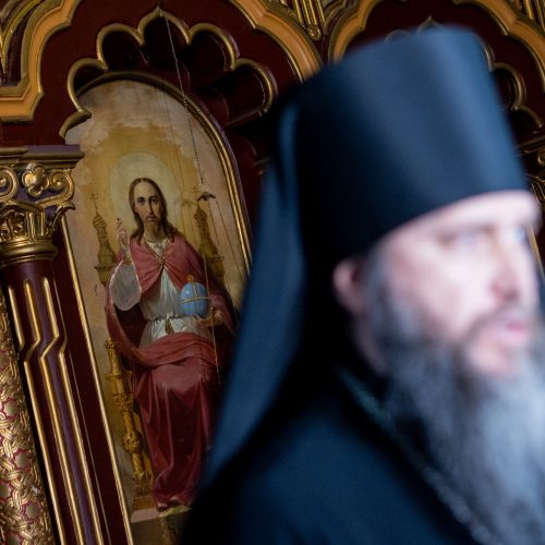 Lietuvos ortodoksų bažnyčios spaudos konferencija  © P. Peleckio / BNS nuotr.