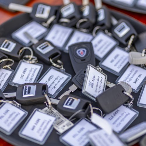 Priešgaisrinėms gelbėjimo tarnyboms perduoti 47 automobiliai  © I. Gelūno / BNS nuotr.