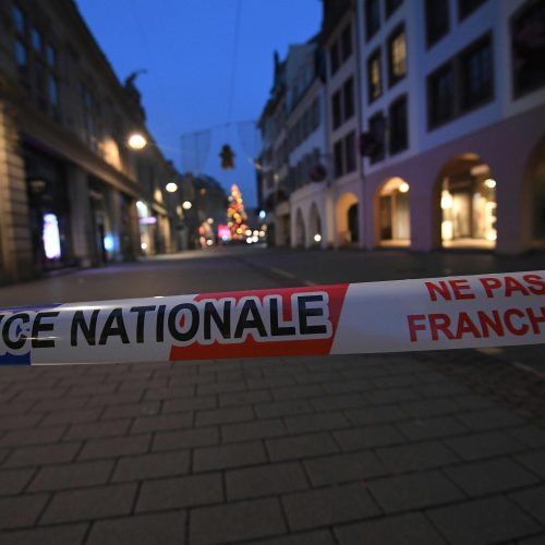 Kruvinas išpuolis Strasbūre  © Scanpix nuotr.