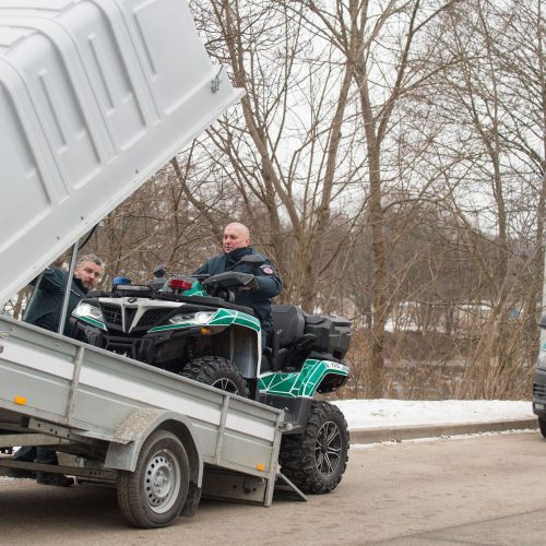 Tęsiama dingusio 15-mečio paieška Vilniuje  © Butauto Barausko, L. Balandžio / BNS nuotr.