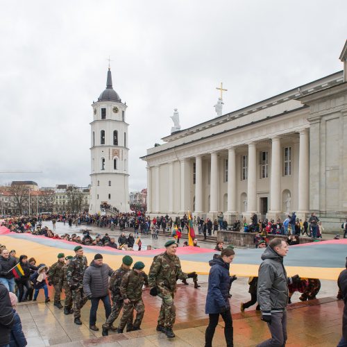 Tūkstančiai žmonių Vilniuje dalyvavo šventinėse eitynėse  © Butauto Barausko nuotr.