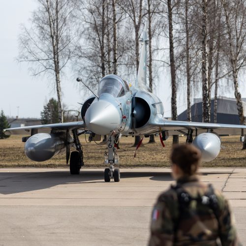 Simbolinio Baltijos oro erdvės rakto perdavimo ceremonija  © S. Lisausko / BNS nuotr.