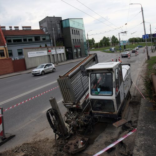 Kauno pilies žiedinė sankryža ruošiama rekonstrukcijai  © Laimučio Brundzos nuotr.