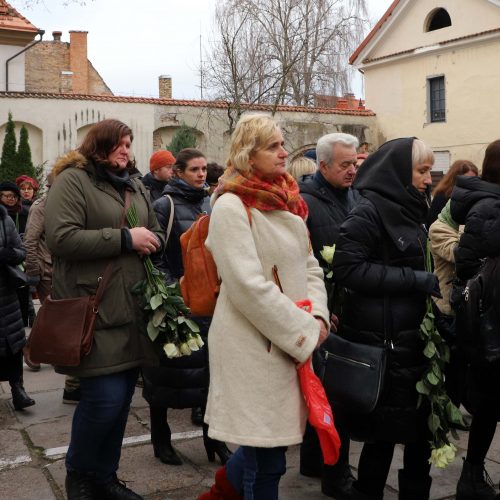 Atsisveikinimas su E. Nekrošiumi „Meno Forto“ salėje  © I. Gelūno/ BFL, Dainiaus Labučio/ELTA  nuotr.