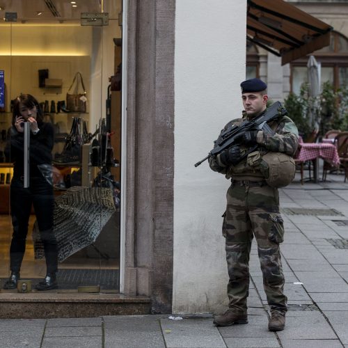 Kruvinas išpuolis Strasbūre  © Scanpix nuotr.