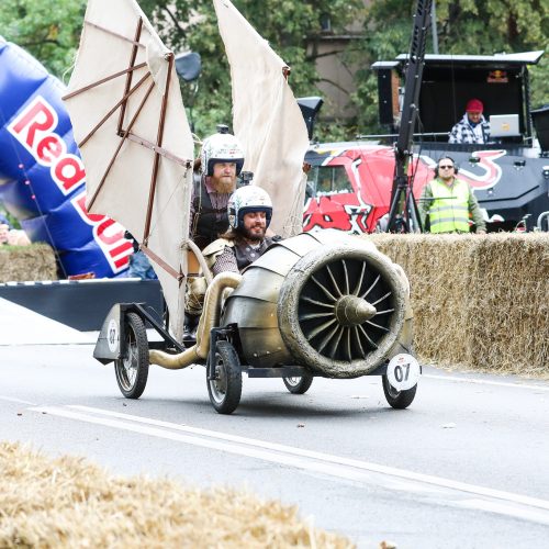 „Red Bull muilinių lenktynės“ Kaune  © Laimio Steponavičiaus ir T. Biliūno / Fotobanko nuotr.