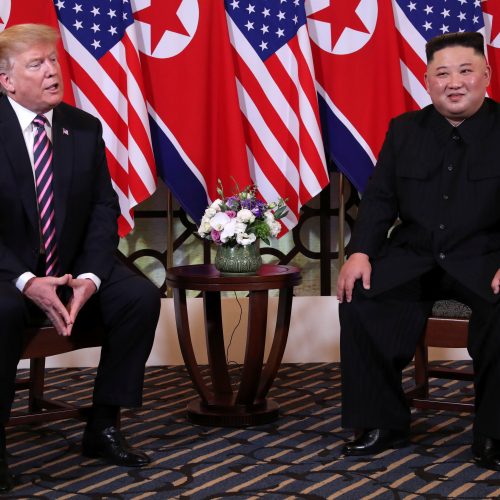 D. Trumpo ir Kim Jong Uno susitikimas Hanojuje  © Scanpix nuotr.