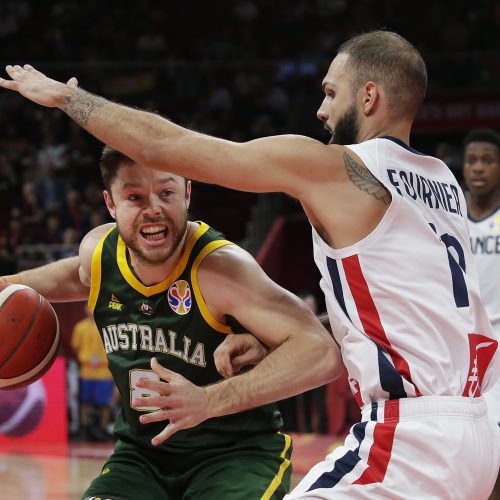 Pasaulio krepšinio čempionatas: Prancūzija – Australija  © Scanpix nuotr.