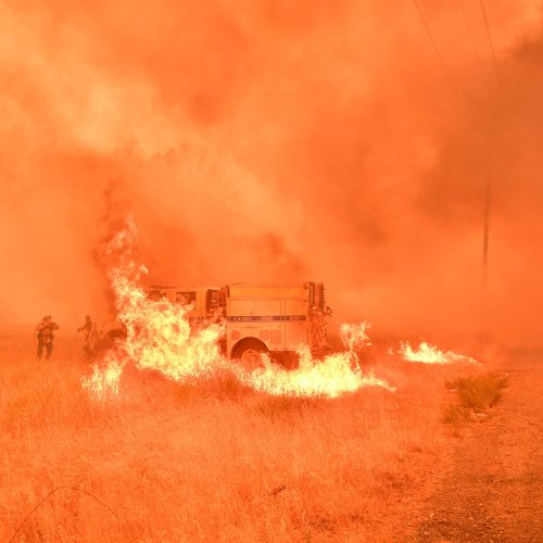 Kalifornijoje kovojama su didžiuliais miškų gaisrais  © Scanpix nuotr.