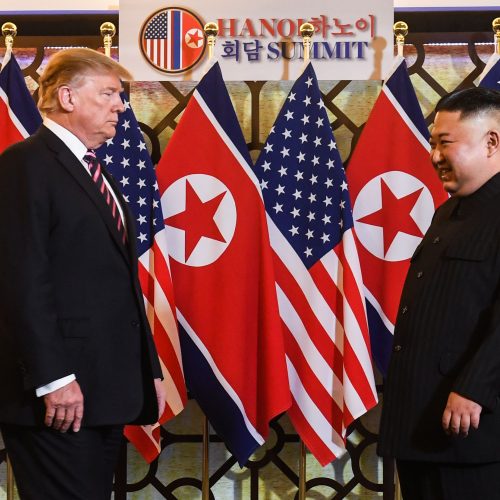 D. Trumpo ir Kim Jong Uno susitikimas Hanojuje  © Scanpix nuotr.