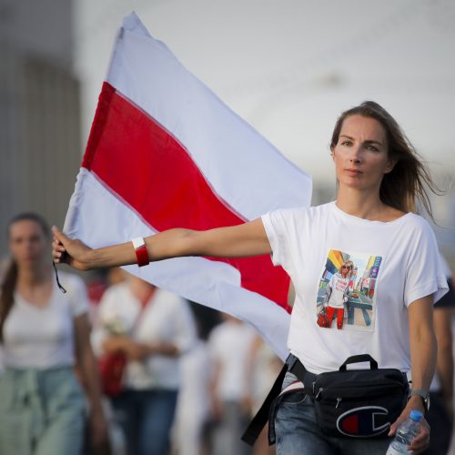 Protesto mitingas Minske pritraukė šimtus tūkstančių žmonių  © Scanpix nuotr.