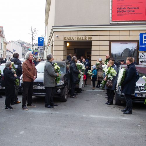 Aktorius A. Storpirštis atgulė amžino poilsio Menininkų kalnelyje  © I.Gelūno/BFL nuotr.