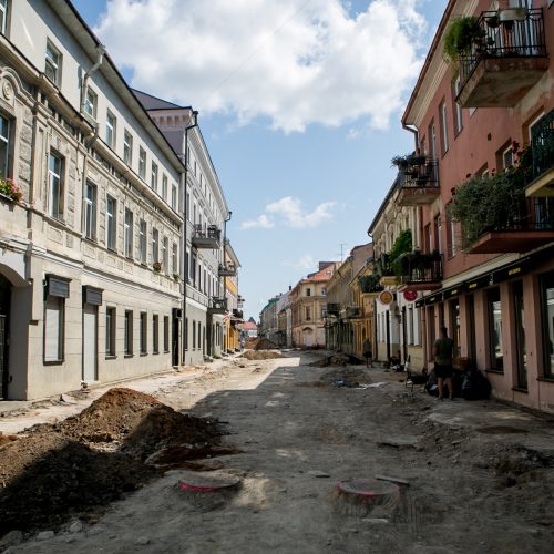 Vilniaus gatvės rekonstrukcija pažėrė pirmuosius lobius  © Vilmanto Raupelio, skaitytojo nuotr.