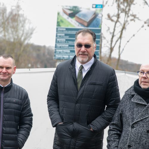 Kaune paskelbta „Krepšinio namų“ statybų pradžia  © Teodoro Biliūno nuotr.