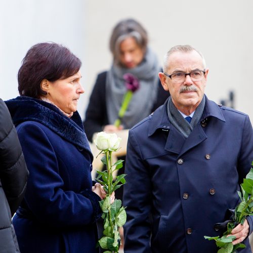 Atsisveikinimas su E. Nekrošiumi „Meno Forto“ salėje  © I. Gelūno/ BFL, Dainiaus Labučio/ELTA  nuotr.