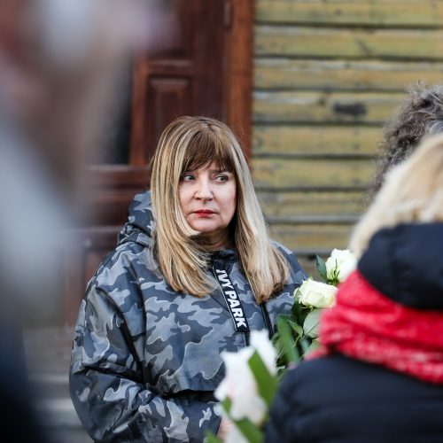 Poetas K. Navakas išlydimas į paskutinę kelionę  © T. Biliūno / Fotobanko nuotr.