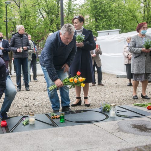 Kaune minimos R. Kalantos žūties metinės  © Vilmanto Raupelio nuotr.