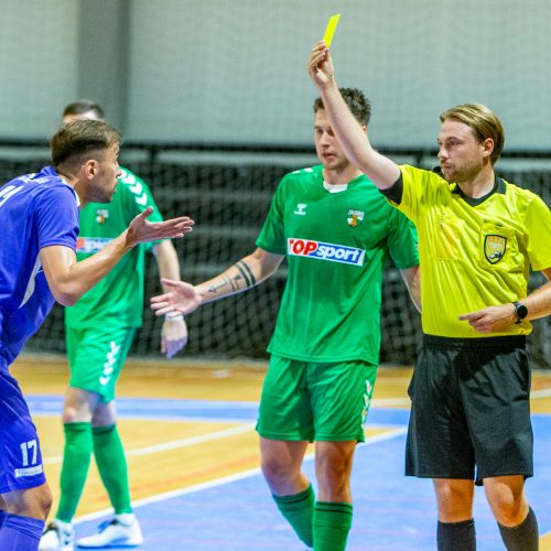 „Kauno Žalgiris“ – „Vikingai“ 8:0 | Futsalo A lyga  © Evaldo Šemioto nuotr.
