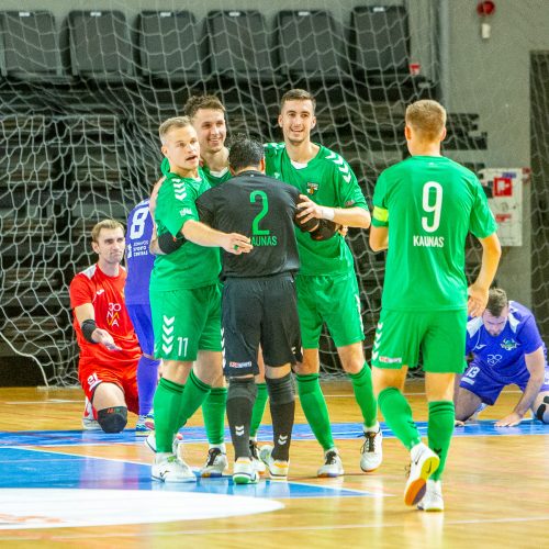 „Kauno Žalgiris“ – „Vikingai“ 8:0 | Futsalo A lyga  © Evaldo Šemioto nuotr.