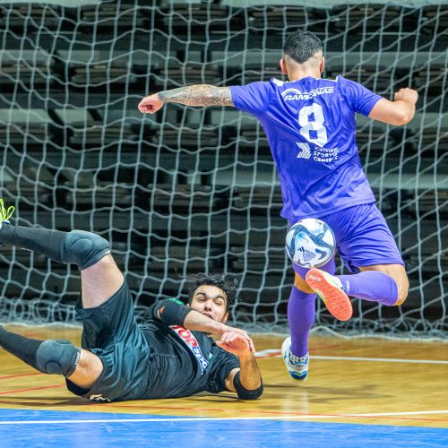 „Kauno Žalgiris“ – „Vikingai“ 8:0 | Futsalo A lyga  © Evaldo Šemioto nuotr.