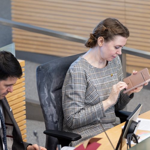 Seimas susirinko į neeilinę sesiją  © P. Paleckio/BNS nuotr.