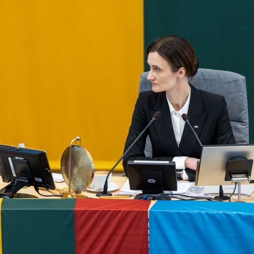 Seimas susirinko į neeilinę sesiją  © P. Paleckio/BNS nuotr.