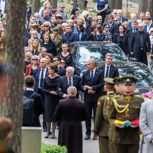 A. Adamkienė Kaune atgulė amžinojo poilsio  © Justinos Lasauskaitės, E. Ovčarenko/BNS nuotr.