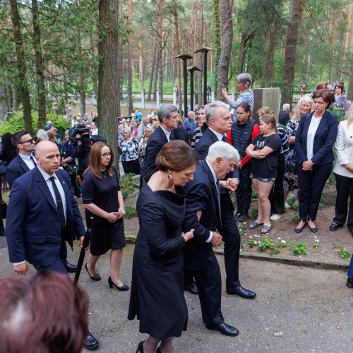 A. Adamkienė Kaune atgulė amžinojo poilsio  © Justinos Lasauskaitės, E. Ovčarenko/BNS nuotr.