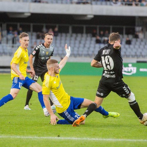 LFF taurės finalas: „TransInvest“ – „Šiauliai“ <span style=color:red;>(2:1)</span>  © Vyčio Šulinsko, T. Biliūno/BNS nuotr.