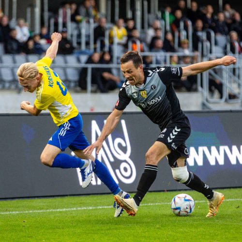 LFF taurės finalas: „TransInvest“ – „Šiauliai“ <span style=color:red;>(2:1)</span>  © Vyčio Šulinsko, T. Biliūno/BNS nuotr.