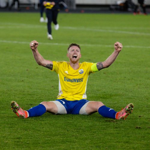 LFF taurės finalas: „TransInvest“ – „Šiauliai“ <span style=color:red;>(2:1)</span>  © Vyčio Šulinsko, T. Biliūno/BNS nuotr.