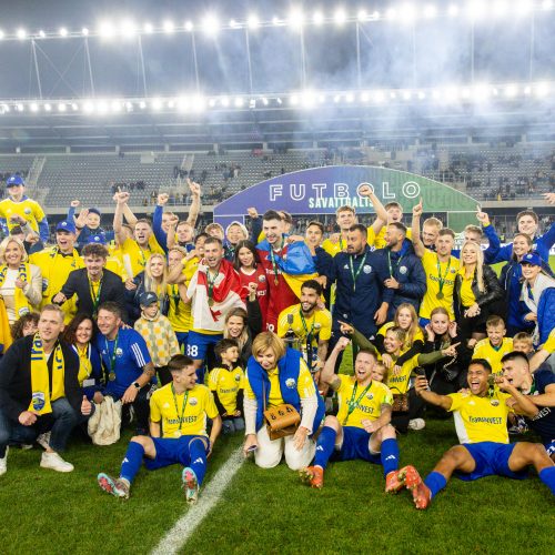 LFF taurės finalas: „TransInvest“ – „Šiauliai“ <span style=color:red;>(2:1)</span>  © Vyčio Šulinsko, T. Biliūno/BNS nuotr.