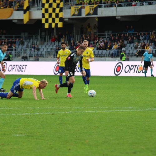 LFF taurės finalas: „TransInvest“ – „Šiauliai“ <span style=color:red;>(2:1)</span>  © Vyčio Šulinsko, T. Biliūno/BNS nuotr.