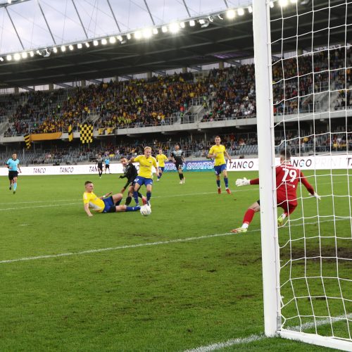 LFF taurės finalas: „TransInvest“ – „Šiauliai“ <span style=color:red;>(2:1)</span>  © Vyčio Šulinsko, T. Biliūno/BNS nuotr.