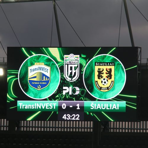 LFF taurės finalas: „TransInvest“ – „Šiauliai“ <span style=color:red;>(2:1)</span>  © Vyčio Šulinsko, T. Biliūno/BNS nuotr.