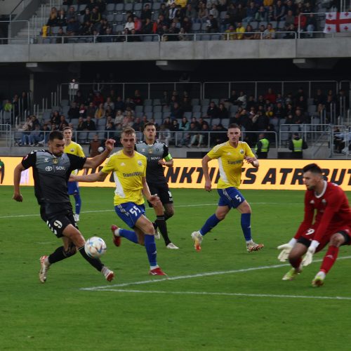 LFF taurės finalas: „TransInvest“ – „Šiauliai“ <span style=color:red;>(2:1)</span>  © Vyčio Šulinsko, T. Biliūno/BNS nuotr.